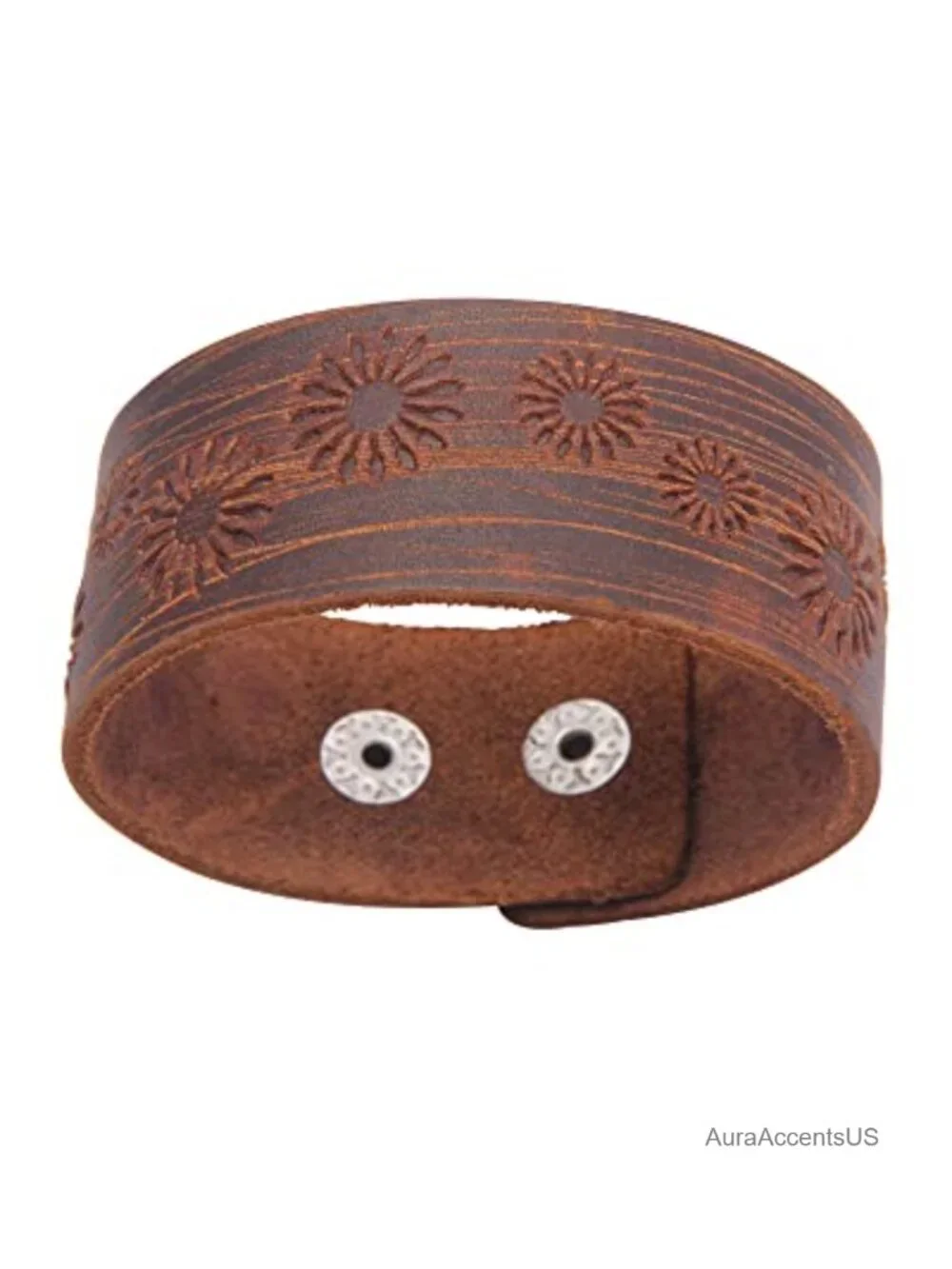 Faux Leather Punk Braided Cuff Bracelet Adjustable Gothic Viking Wrap